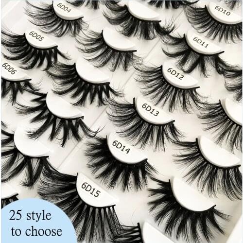 Makeup Eyelashes 3D Faux Mink Lashes Fluffy Soft Wispy Volume Natural long Cross False Eyelashes Eye Lashes Reusable Eyelash