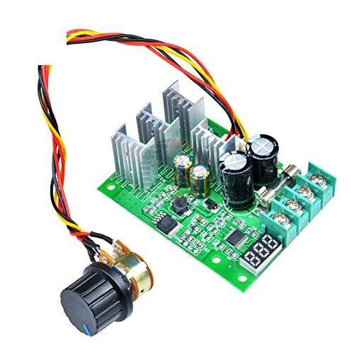 DC 6-60V 30A Adjustable LED Digital Motor Speed Regulator PWM DC Motor Speed Controller Motor Speed Control Governer 12V 24V 36V