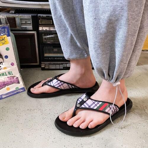 Summer Flip Flops Shoes Women Men New Design Print Casual Outside House Slippers Beach Toe Flat with Slides кроссовки женские
