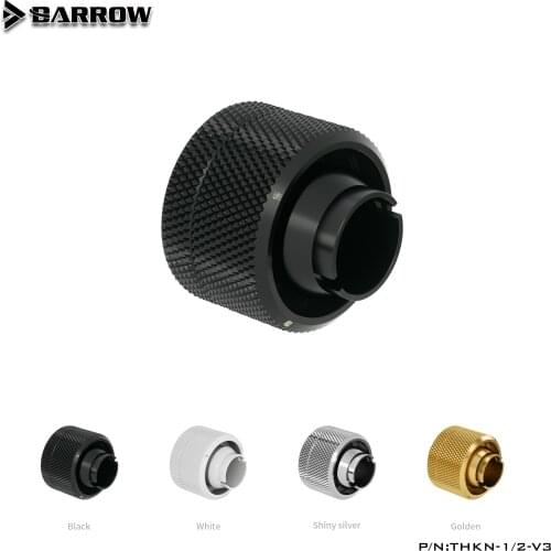 BARROW Fitting use for Inside Diameter 12.7mm + Outside Diameter 19.95mm Soft Pipes 1/2''ID Soft Tube G1/4'' Hose Fittings