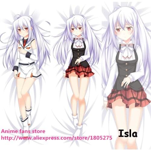Lovely Japanese Anime Pillowcase Plastic Memories Isla Cute Pillow Case decorative Hugging Body Bedding