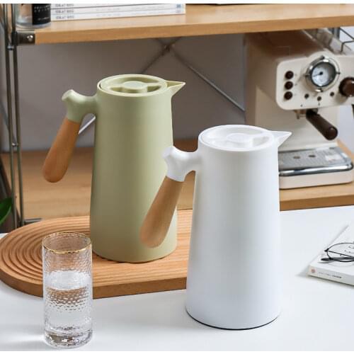 1L Vacuum Flask Nordic Thermos Bottle Outdoor Travel Coffee Mugs Thermal Large Capacity Vacuum Water Bottle Home Cup