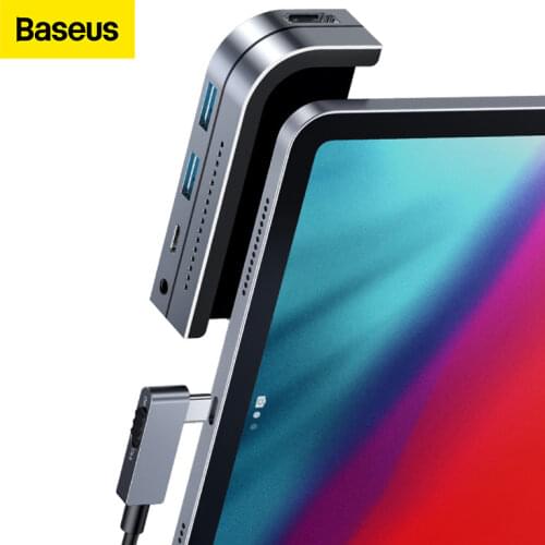 Baseus USB C HUB Type C HUB to HDMI-compatible USB 3.0 PD Port Mobile Phone USB-C USB HUB Adapter For MacBook Pro For iPad Pro