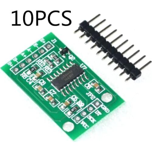 10PCS SAMIORE ROBOT MINI HX711 Weighing Sensor Dual-Channel 24 Bit Precision A/D Module Pressure Sensor Microcontroller
