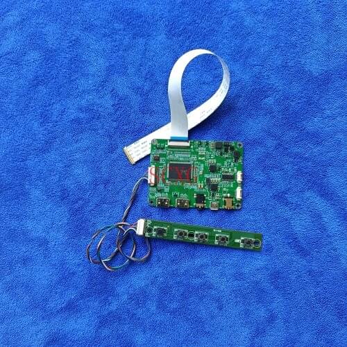 1600*900 2Mini HDMI-Compatible Fit B140RTN02.3 B140RTN03.0 Monitor controller board drive WLED DIY Kit EDP-30Pin 5V Micro-USB