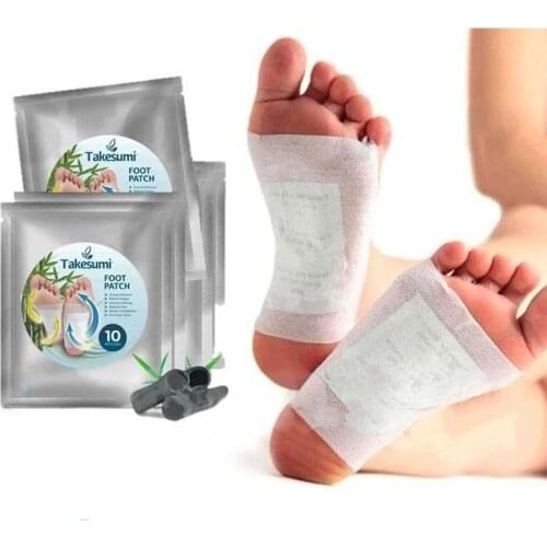 2Pcs/10Pcs Foot Stickers Foot Patch Detoxification Bamboo Vinegar Wormwood Anti-sticking Strips Sleep Remove Moisture Soothing