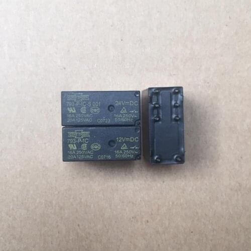 5pcs/lot 793-P-1C-S 12VDC 793-P-1C 12V 16A 8PIN DC12V