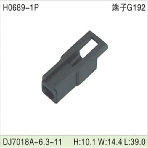 Free shipping 500pcs DJ7018A-6.3-11 6.3mm 1Pin AMP Car Electrical Wire Connectors for AUdi,VW，BMW， Honda，Toyota，Ford