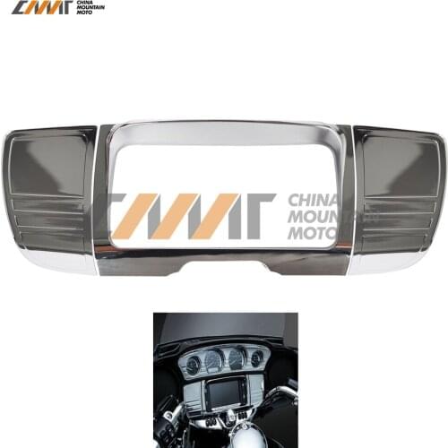 Tri Line Stereo Trim Cover case for Harley Touring Electra Street Glide Ultra 2014-up