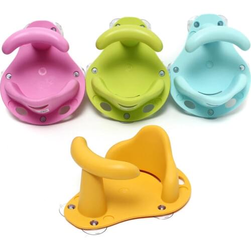 Children Bathing Seat Tub Seat Baby Bathtub Pad Mat Chair Safety Security Anti Slip Baby Care Washing Toys Four Color 37.5cm
