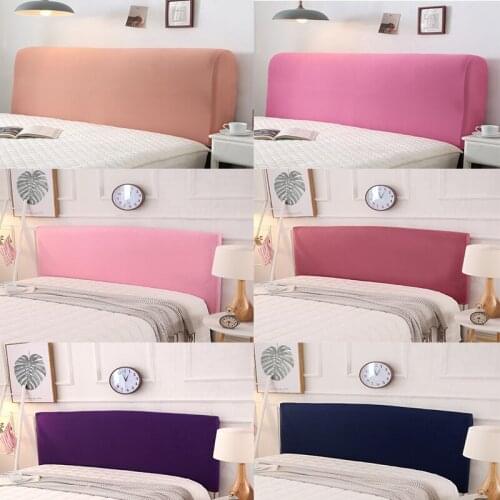 Elastic Solid Bedhead Cover Stretch All-inclusive Universal Headboard SlipCover Dustproof Bed Head Back Protectors For BedRoom