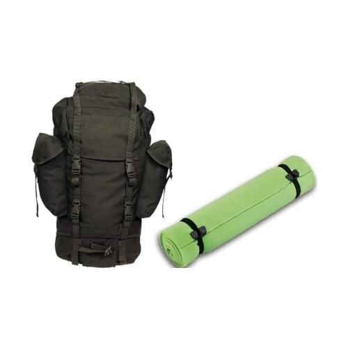 Mountain backpack with Mat