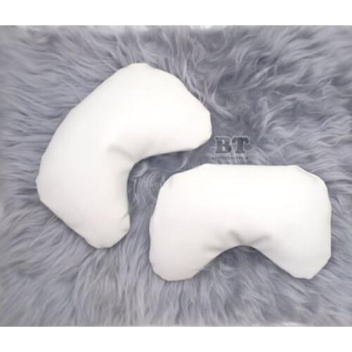 New Newborn posing PU Leather U Type Beanbag Bean Bag Infant Posing Beanbags Pillow Newborn photography props positioner set
