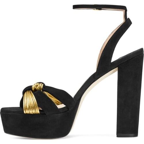 Summer Shoes Fashion Casual Open Toe Super High Heel Fish Head Pumps Size 35-45 Women Female Leather Platform Chunky Sandals