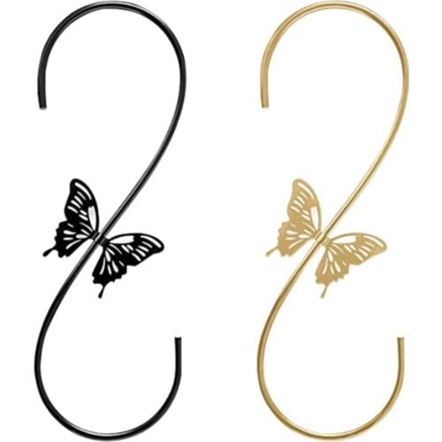 Multi-Purpose Hooks Fence Patio Hooks Metal Hangers For Fences Indoor And Outdoor Hanging Lights Plants Bird Feeder