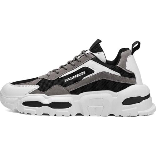 2021 New Designers Action Leather Sneakers Shoes Men Outdoor Casual Shoes Man Trendy Leisure Footwear Male Walking Shoes 37-44