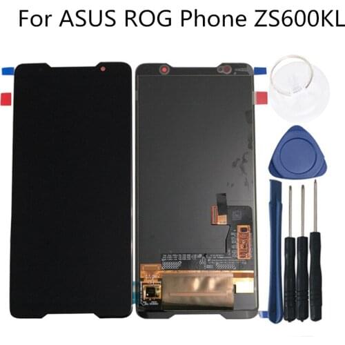 Original LCD Display Touch Screen Digitizer Assembly For ASUS ROG Phone ZS600KL Replace Broken Damaged Unusable LCD Screen