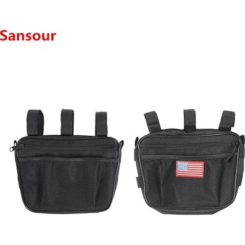 Sansour Stowing Tidying for Suzuki Jimny JB74 Car Copilot Armrest Storage Bag Organization Accessories for Suzuki Jimny 2019