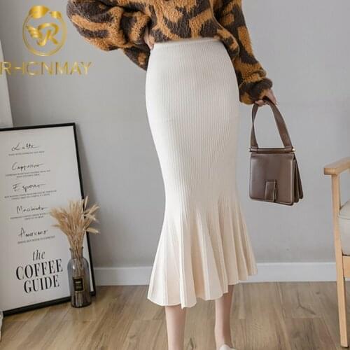 Женские трикотажные юбки RHCNMAY China At AliExpress