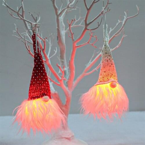 Xmas Holiday Decoration Light Santa Claus Children Gifts Mini LED Night Light For Baby Children Cute Bedroom Decor Ornaments