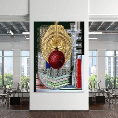 Medieval modern art prints-Granada, 1959-Pictorial prints-Modern wall art-Fine art prints-Gallery quality art posters