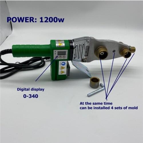 Free shipping digital temperature display controled PPR welding machine, plastic welder 20-32mm for weld plastic pipes