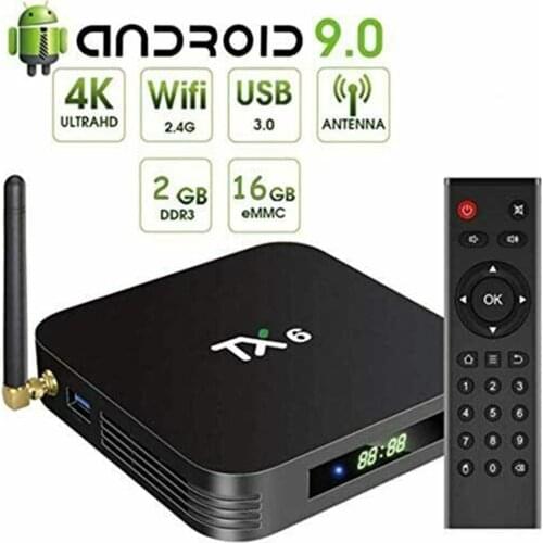 Android 9.0 TV Box TX6 4GB 64GB 5.8G Wifi Allwinner H6 Quad Core USB 3.0 BT4.2 4K Media Google Player Youtube Set Top Box TV BOX