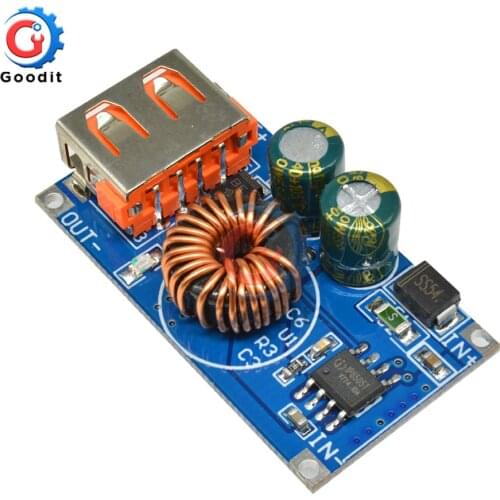 USB DC Step-Down Module 12V 24V To QC3.0 Fast Charge Mobile Phone Step Down Buck Converter Module