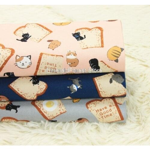 High quality thick cotton, printing cloth handmade DIY wrapped fabric pure cotton 90cmx110cm