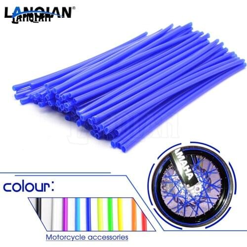 Motocross Dirt Bike Enduro Wheel RIM SPOKE Shrouds SKINS COVERS For HONDA125 YAMAHA 450 WR250 150 EXC450 250 KAWASAKI KX 500