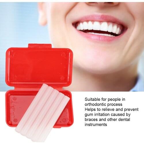 10 Box Orthodontic Dental Protective Wax Orthodontic Wax for Orthodontics Braces Fruit Flavour Dark Red Cherry Flavor