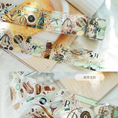 10 meter Roll Yaya Tinxia Chocolate Journal Washi Tape Pet Kawaii Girl Stickers