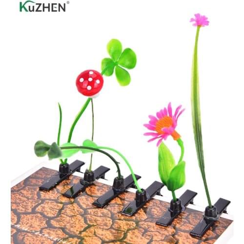 10pcs Headdress Hairpin Bean Sprout Headwear Cute Girls Grass Flower Hair Clips Barrette Flower Hairgrip Hair Accessories