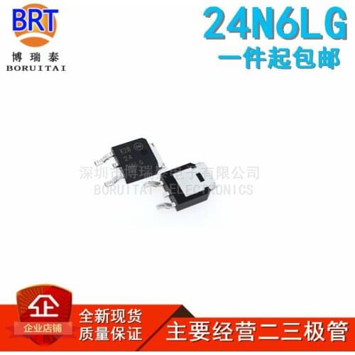 10pcs/lot 24n6lg Field Effect Transistor MOS Tube to-252 Car Computer Board Common Triode