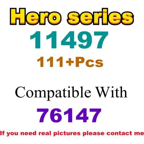 111Pcs 11497 Building Block Toy Hero Series 76147 Assembled Building Block Childrens Toy Gifts