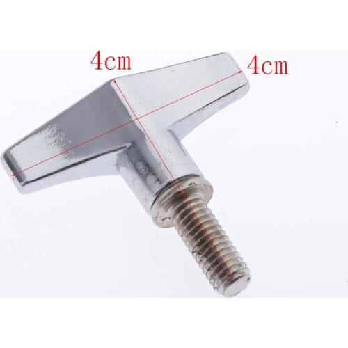 2PCS Zinc Alloy Drum Stand Wingnut Drum Cymbal Stand Wing Nut Screw M6