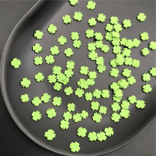 50g Clover Polymer Clay Slices Sprinkles for Kids Diy,Craft/Nail Art/Scrapbook Decoration,Filler Polymer Clay Embellishments