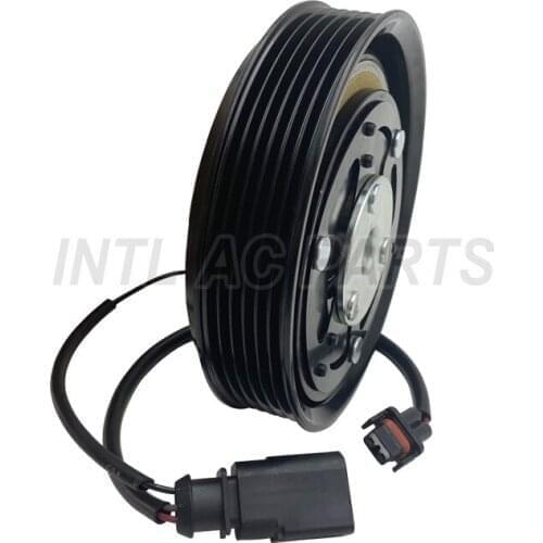 6SAS14C Auto Car Air Conditioning AC Compressor Clutch Pulley Assembly for Audi A6 A7 4G C7 Q7 4471401511 4471400310