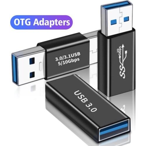 ANKNDO Usb 3.0 Adapter 5Gbps High Speed Female To Male Converter 2 In 1 Otg Plug Power Connector for Laptop PC Car Usb Adapter