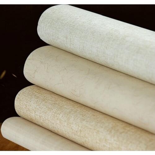 Calligraphy Papers Handmade Chinese Half-Ripe Xuan Paper Vintage Style Hemp Rice Papers Carta Di Riso Writing Painting Supplies