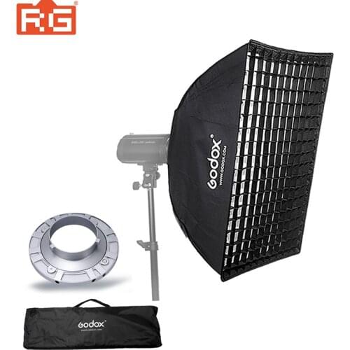 Godox FW60*60 60*60cm 23.6"x23.6" Strip Beehive Honeycomb Grid Softbox with Bowens Mount