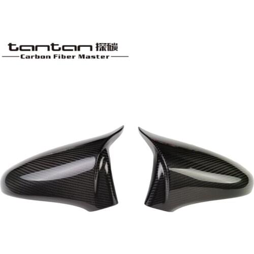 Mirror Covers Caps Tantan Carbon Fiber Parts Applicable For Lexus CT/ES Automobiles Interior Accessories Stickers