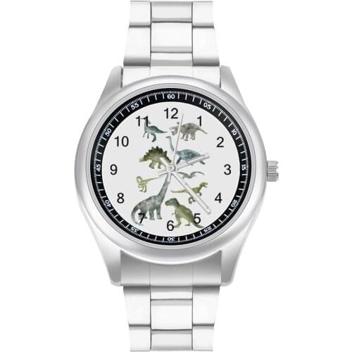 Dinosaur Quartz Watch Steel Photo Wrist Watch Female Home Creative High Quality Wristwatch