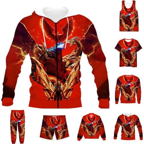 New Fashion 3D Full Print Movie Poster T-shirt/Sweatshirt/Zip Hoodies/Thin Jacket/Pants Four Seasons Casual Suit V36