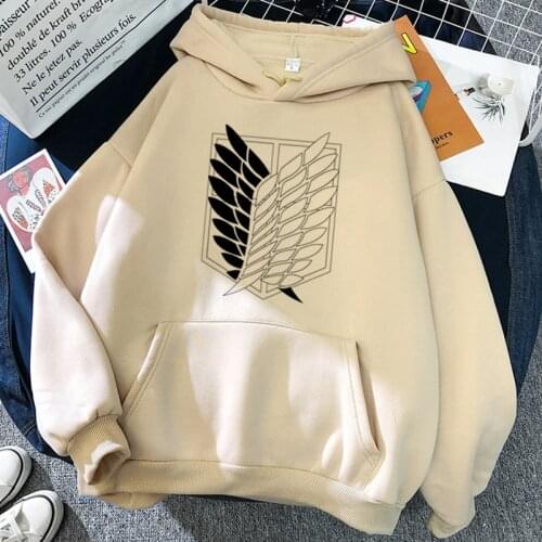 Attack on Titan Cosplay Costume Hoodie Shingeki No Kyojin Funny Cartoon Streetwear Japanese Anime Man Woman Boy Manga Sweatshirt
