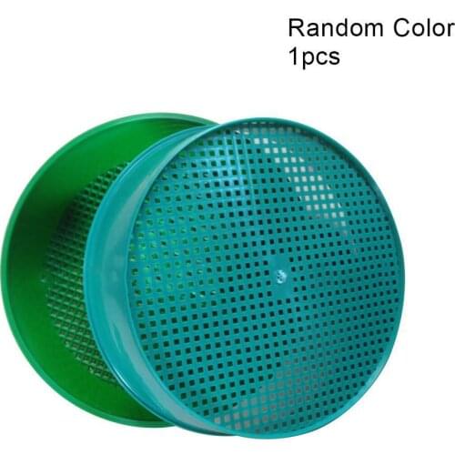 Plastic Garden Sieve Riddle Green For Compost Soil Stone from Filtration and Sieve Twig Stones Soil Soil Tool Mesh Garden L D6E7