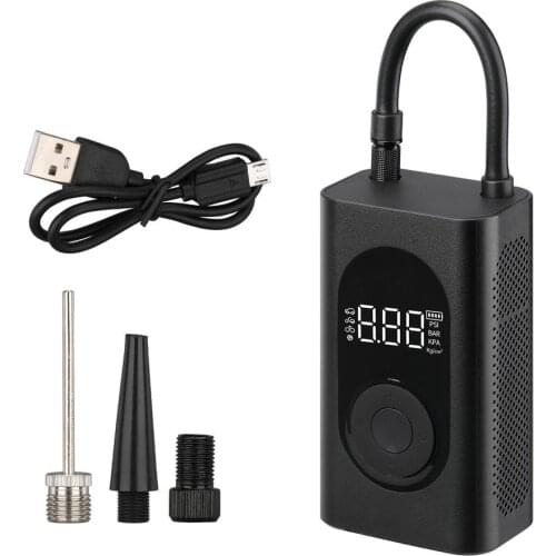 Portable Air Compressor Wireless Tire Inflator Air Pump For Bike Inflator Pump Digital Tire Pressure Wireless Car Air Pump