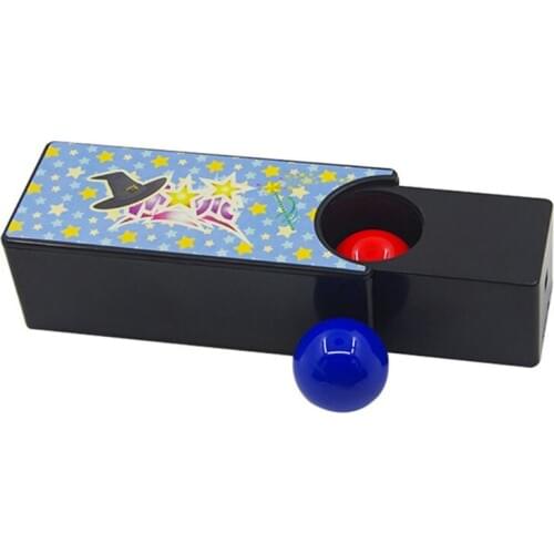 Changeable Magic Box Turning The Red Ball Into The Blue Ball Props Magic Tricks Toys Classic Toys
