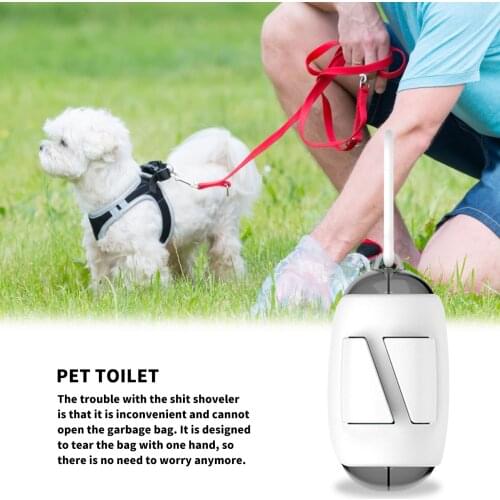 Pet Supplies Environmentally Friendly Pet Toilet Picker Dog Toilet Pet Trash Box Dog Poop Bag Pet Cleaning Supplies Garbage Box