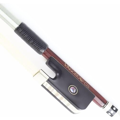 VingoBow 850M Pernambuco VIOLA BOW Ebony Frog Nickel Silver Fitted Warm Clear Tone for Professional Player Straight